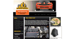 Desktop Screenshot of peakspeedshop.com